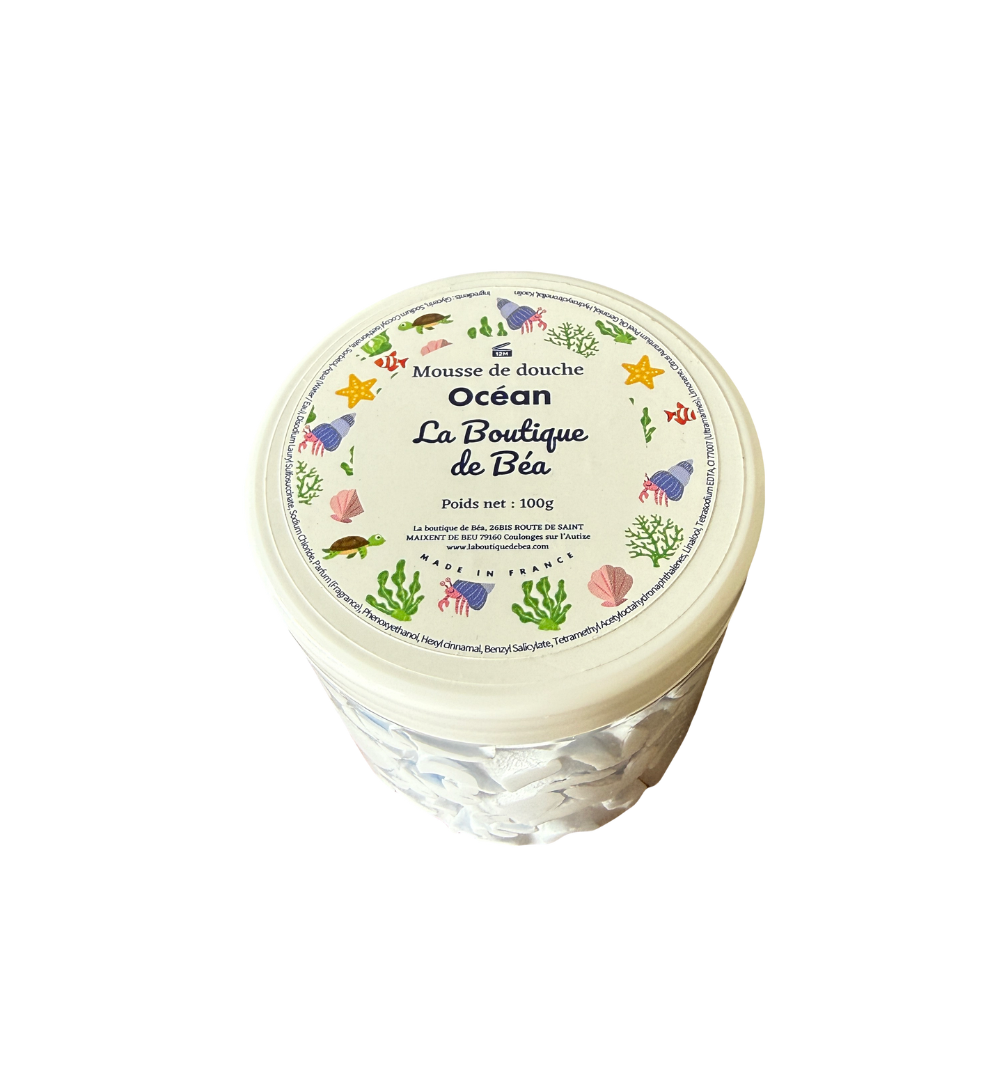 Mousse de Douche Océan 'La Boutique de Béa"