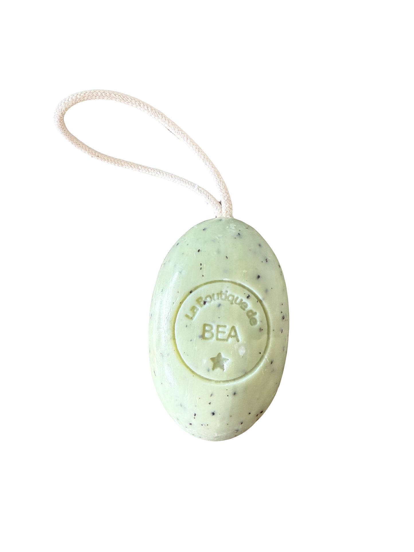 Savon Boule + Corde 200gr Kiwi, Menthe Poivrée, Eucalyptus