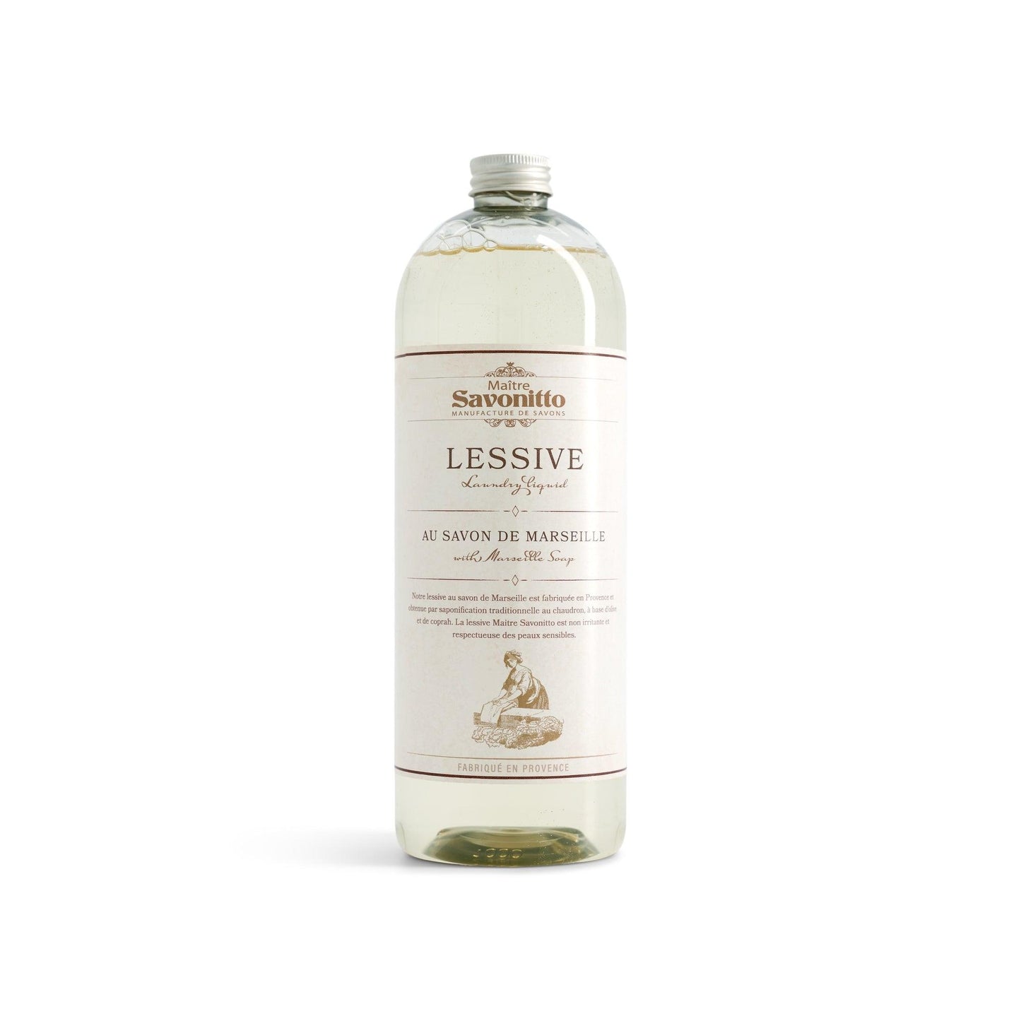 Lessive Liquide 1L Au Savon De Marseille - La boutique de Béa