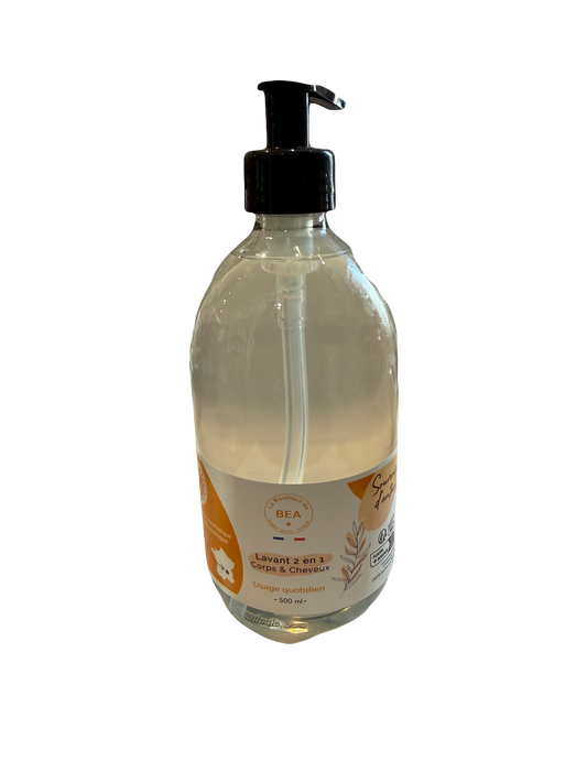 Savon Liquide SOUVENIR D'ANTAN 2en1 Corps&Cheveux 500ml