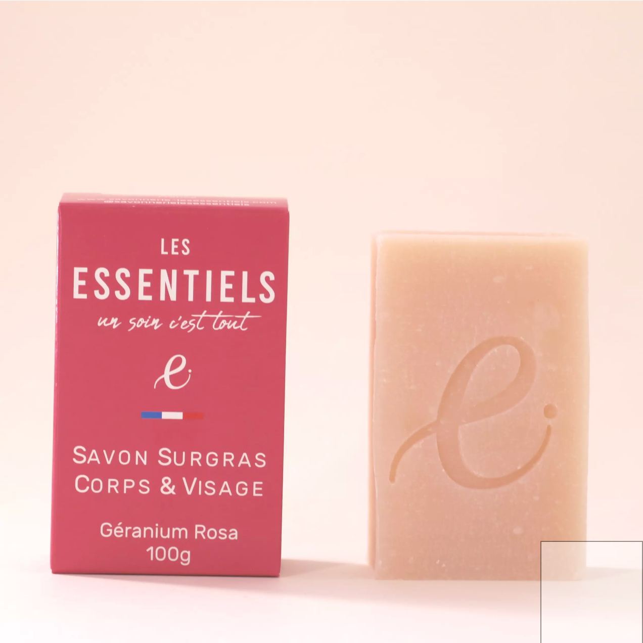 Savon surgras Géranium Rosa - 100g - COSMOS Organic