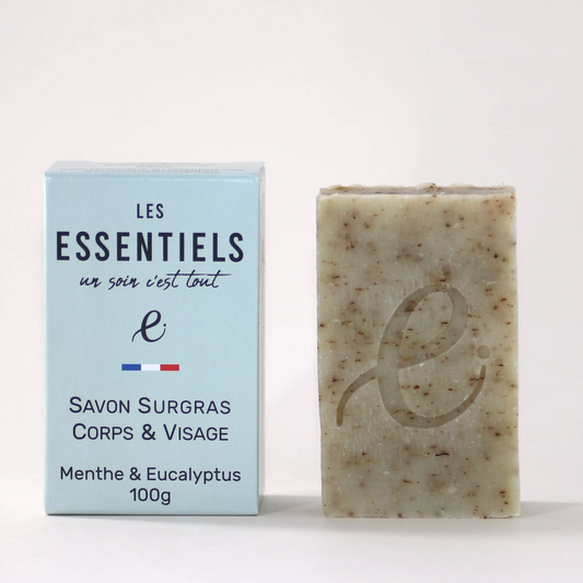 Savon surgras Menthe et Eucalyptus - 100g - COSMOS Organic