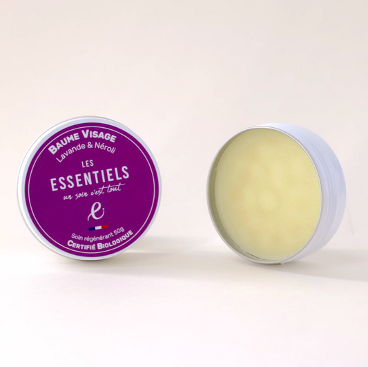 Baume visage régénérant Lavande et Néroli - 50g - COSMOS Organic