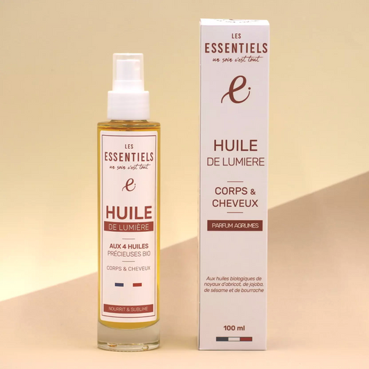 Huile de Lumière corps et cheveux – 100ml - COSMOS Organic