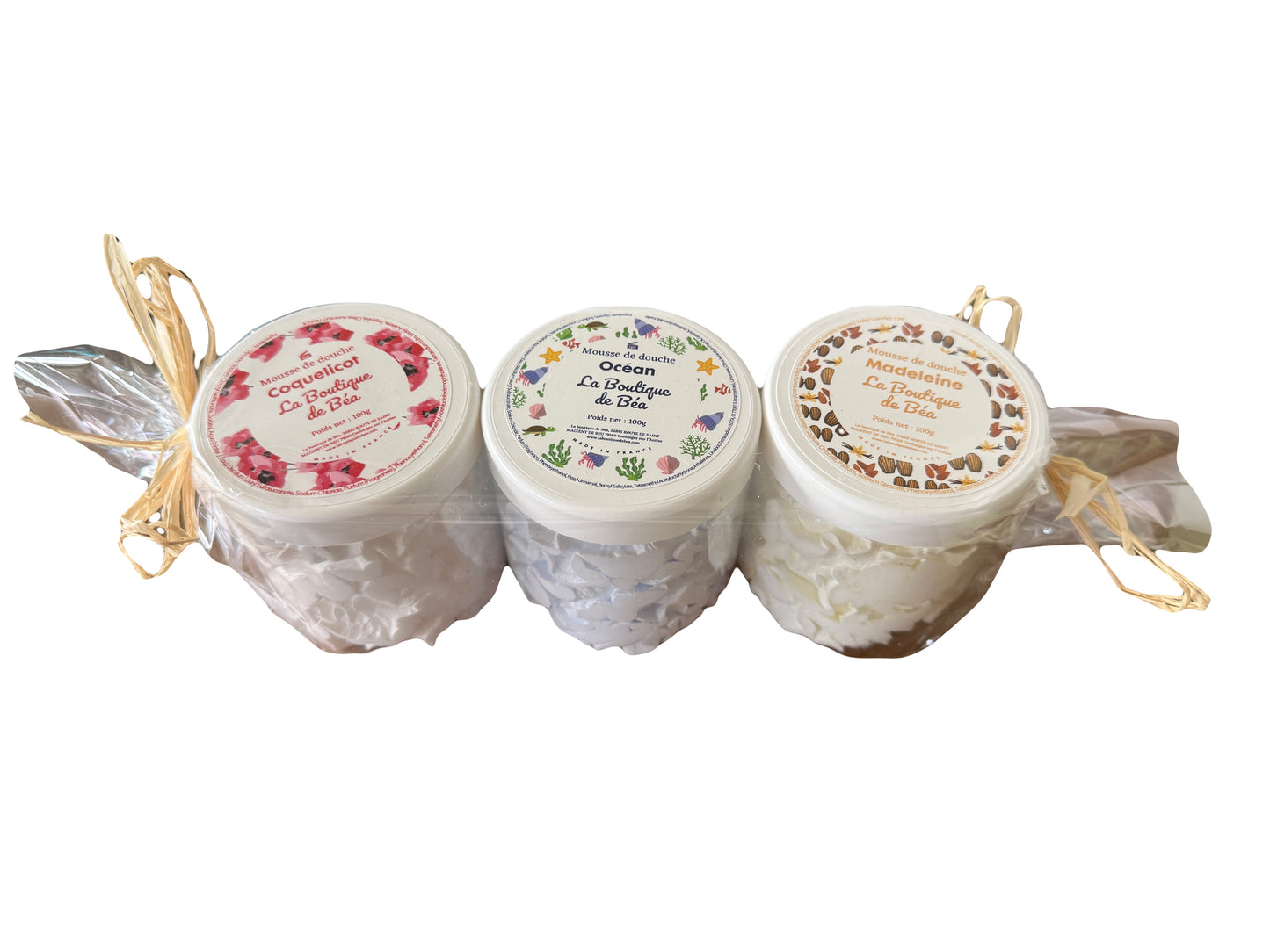 Lot de 3 gels douche solides 'La Boutique de Béa"