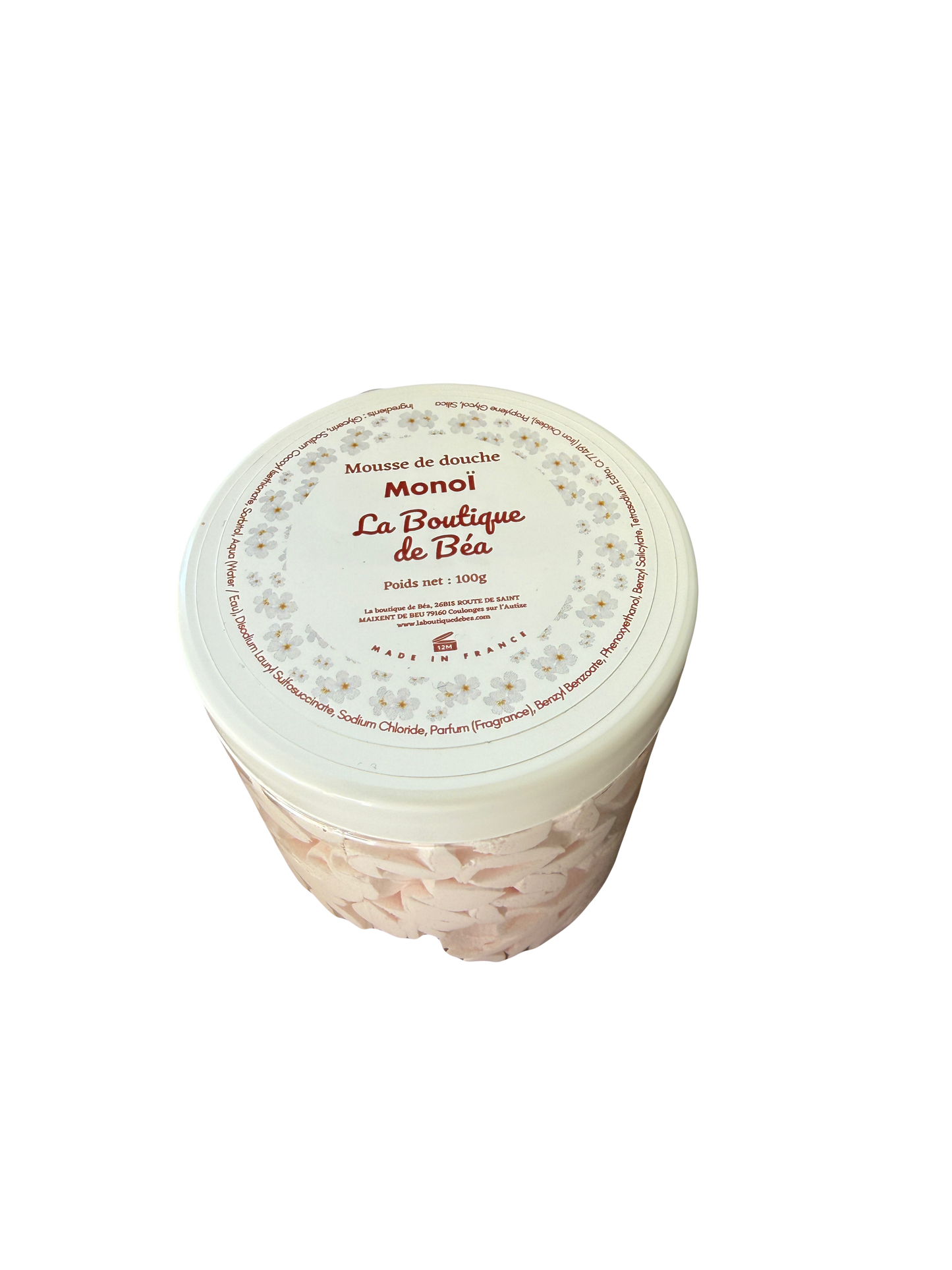 Mousse de Douche Monoi 'La Boutique de Béa"