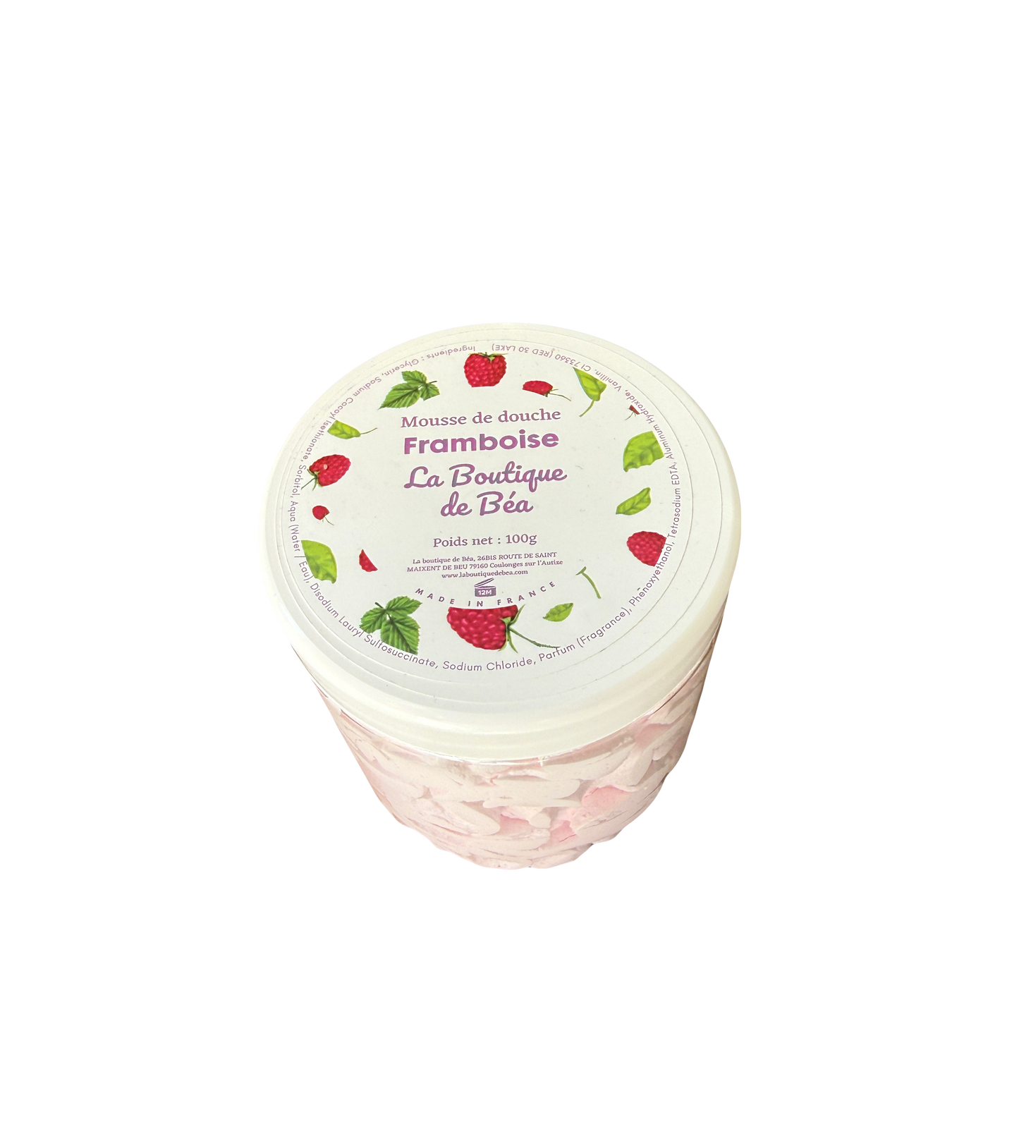 Mousse de Douche Framboise 'La Boutique de Béa"
