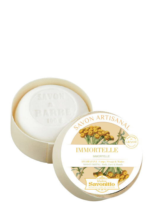 Savon Fleur D’Immortelle Boite En Bois 100g