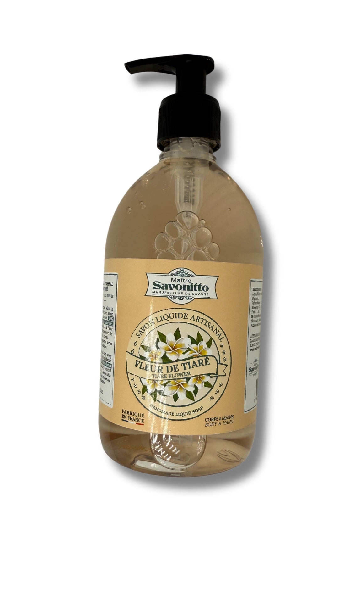 Savon Liquide à la Fleur de Tiaré 500ml