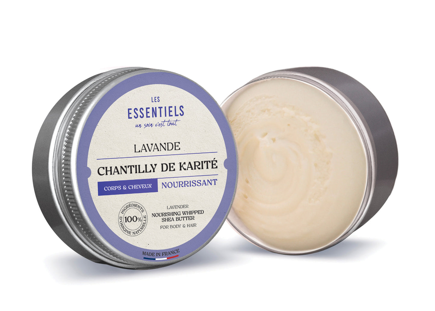 Chantilly de karité Fleur Lavande – 180ml – COSMOS Organic