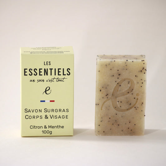 Savon surgras Citron et Menthe - 100g - COSMOS Organic